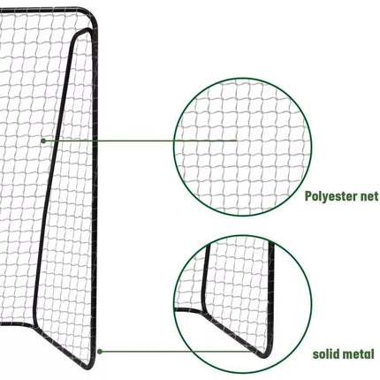 Futbolo vartai su tinklu 300x205x120CM UMBRO