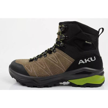 Aku men's trekking sports shoes Adapta Gore-tex leather black green