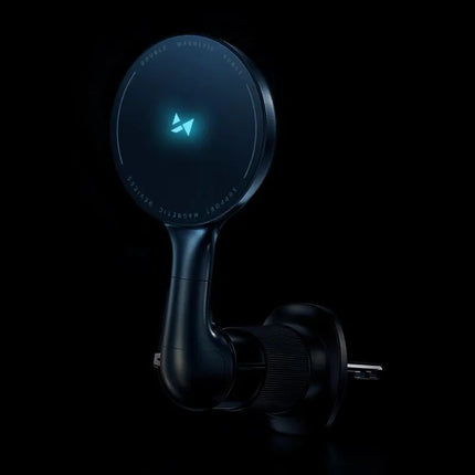 Wozinsky WCT5-6S4Y Automobilinis laikiklis su 15W Qi/MagSafe indukcine įkrova automobilio ventiliacijai - Juodas