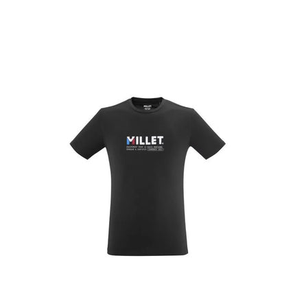 Millet marškinėliai M, juodi Millet, trumpos rankovės