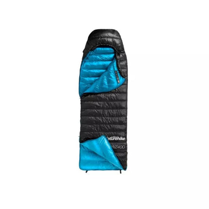 Naturehike CW400 miegmaišis su anties pūkais, dydis L, NH18C400-D-Black