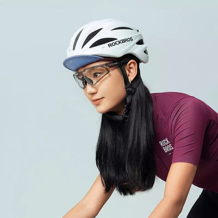 Rockbros Cycling Cap with Helmet Visor - Red