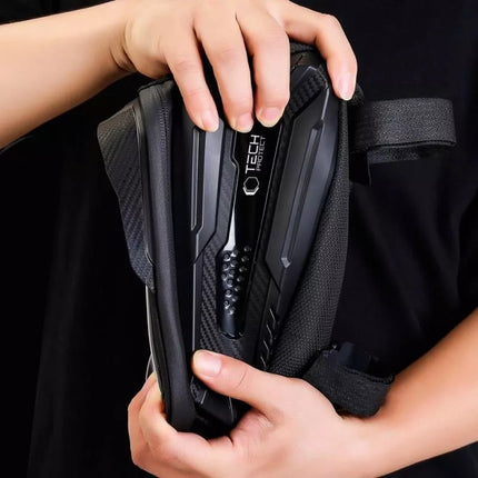 Tech-Protect V2 Dviračio krepšys su vieta telefonui 1.2l - Juodas