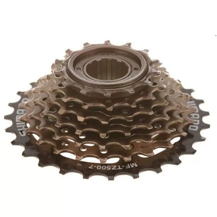 SHIMANO laisvos eigos žvaigždžių blokas MTB FTZ500 TOURNEY 7 greičių