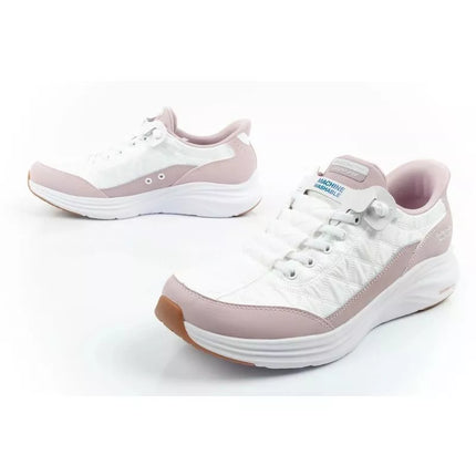 Skechers Contour Foam Moteriški sportiniai bateliai, balti, patogūs, SLIP-INS