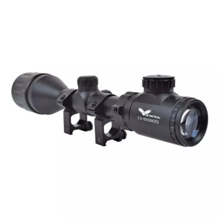 JS-Tactical 2.5-10x50 Mil-Dot šautuvo taikiklis, 22mm bėgelis