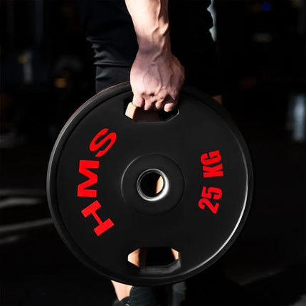 TOG25 2 x 25 KG OLYMPIC RUBBER-COATED PLATE 2 x 25 KG HMS