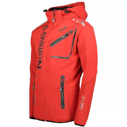 Geographical Norway Softshell striukė Royaute 068 M WY3252H/GN/Raudona / Juoda