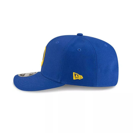 New Era 9SEVENTY Golden State Warriors NBA komandos mėlynas „Stretch Snapback“ stiliaus kepurė - 60755456