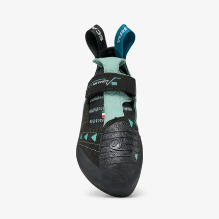 Instinct VS Shoes for Women, Black/Aqua, Size 38.5 by SCARPA