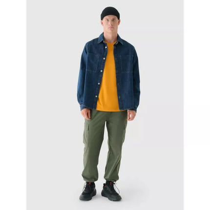 Vyriški oversize spausdinti marškinėliai 4F 4FRAW24TTSHM2578-70S