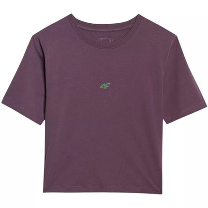 Women's T-shirt 4F F2971 dark purple 4FWAW25TTSHF2971 50S