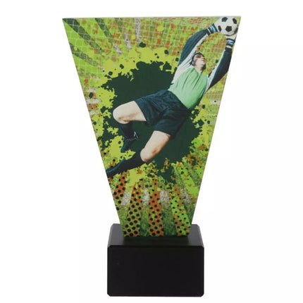 Stiklinis futbolo trofėjus Triumfas