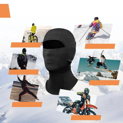 Qunature 13230023010 ski balaclava bike motorcycle balaklava size M - black