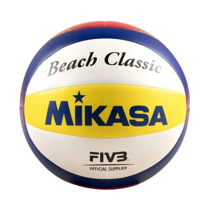 Mikasa mažas tinklinio kamuolys, baltas, geltonas ir mėlynas BV1.550C