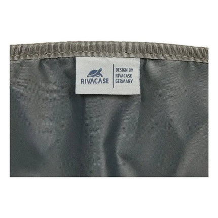 Rivacase Eden Backpack Travel Backpack Olive Waxed Leather (Pull Up), Polyester, Recycled Polyethylene Terephthalate (rPET)