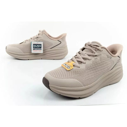 Skechers Bobs Skillz vyriški sportbačiai smėlio spalvos, lengvai įsispiriami