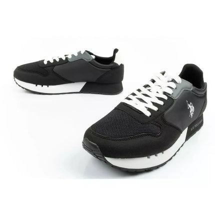 US Polo Assn sports shoes sneakers men's fashionable comfortable black