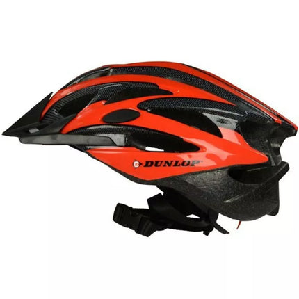 DUNLOP MTB RED ADJUSTABLE CYCLING HELMET R. L (58-61CM)