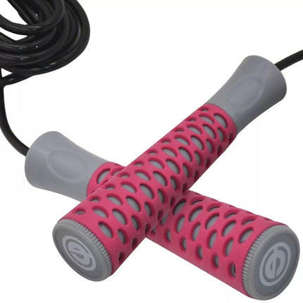 FITNESS SKIPPING ROPE PVC 300CM PINK ENERO FIT