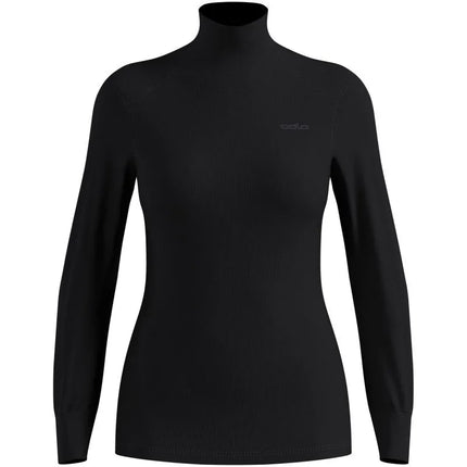 Odlo BL TOP turtle neck l/s ACTIVE WARM ECO women's t-shirt size S Black