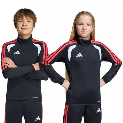 adidas Tiro 26 League Training Top for kids, black, white, and red, JY7159