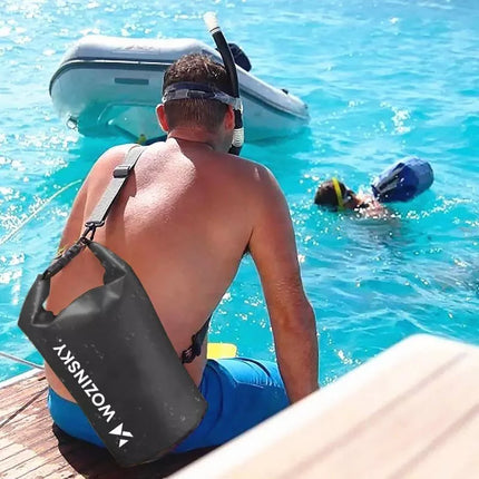 Wozinsky WWK-20 vandeniui atsparus maišelis SUP ir baidarėms, 20l - juodas