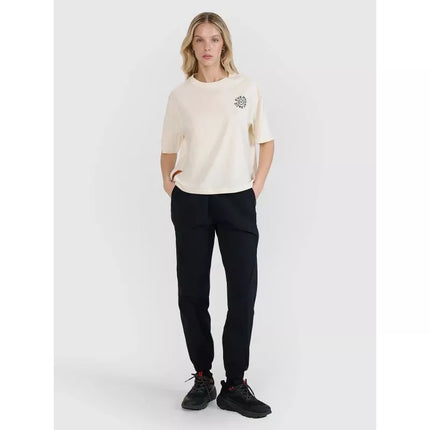 Women's oversize printed T-shirt 4F 4FWSS25TTSHF1993-11S