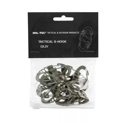 Mil-Tec S-Hook Carabiner Set – Green