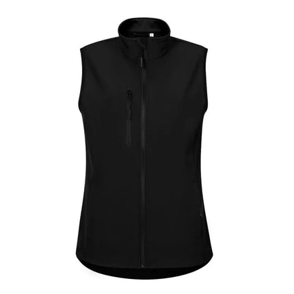 Women's Trail Softshell Vest (Black)