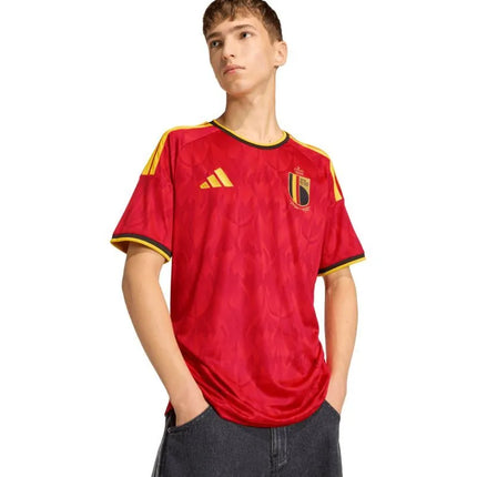 adidas Belgijos 26 namų aprangos marškinėliai, raudoni, JM8381