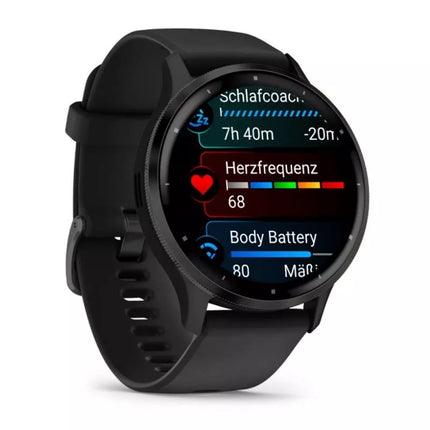 Garmin Venu 3 45 mm juodas laikrodis