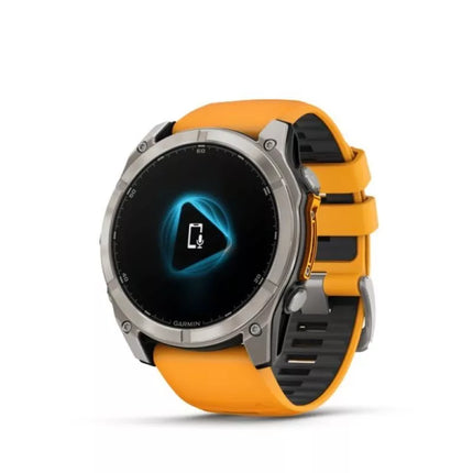 Garmin Fenix 8 AMOLED Safyro Titano Spark Orange Laikrodis