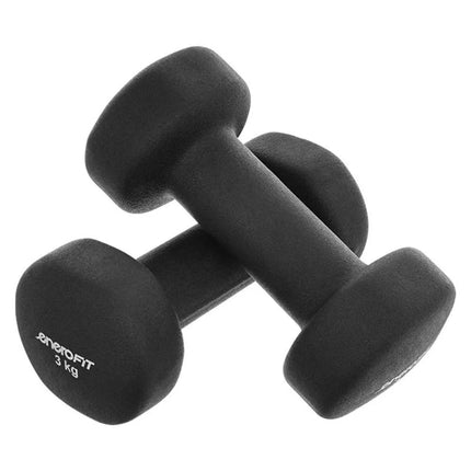 NEOPRENE DUMBBELL SET 2x3KG ENERO FIT