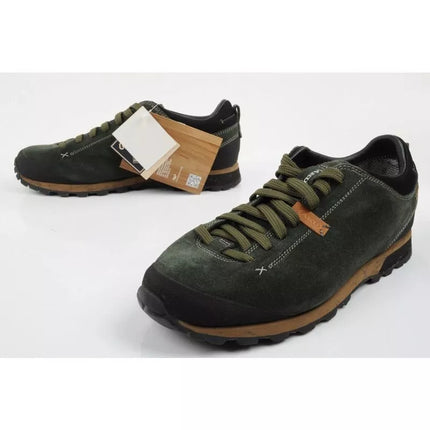 Bellamont Gore-tex Vyriški patvarūs žygio batai žali Aku