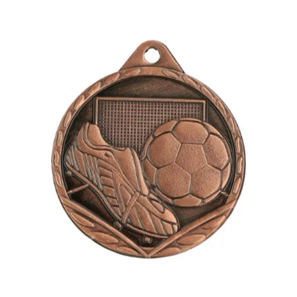 Bronzinis plieninis medalis - Futbolas