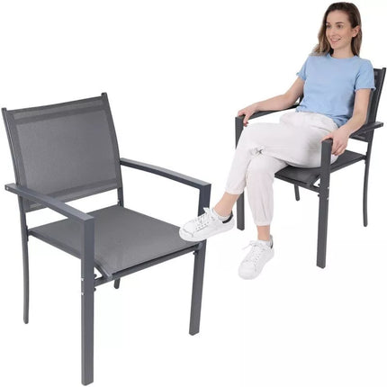 Sodo kėdė 57x57x88cm TEXTLINE komplektas 2 vnt.