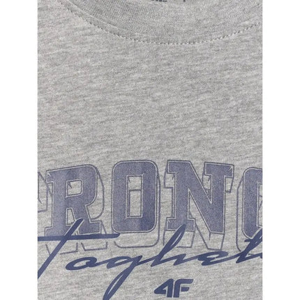 Boy's loose T-shirt with print 4F 4FJRSS26TTSHM3465-27M
