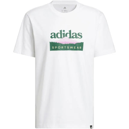 adidas Sportsman Mountain Graphic Men's T-Shirt White KC9254