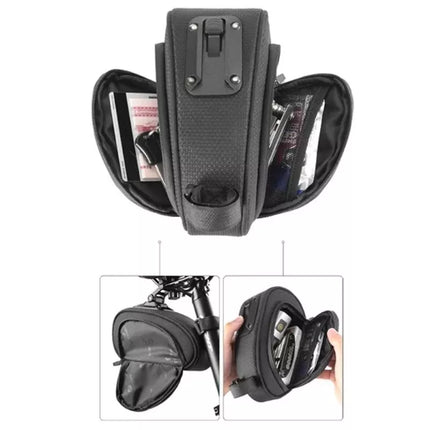 Rockbros C40 bicycle bag under the saddle - black