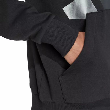 Men's adidas Holiday 3S Hoodie Black JM1698