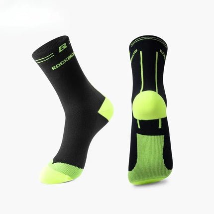 Rockbros sports socks black-fluorescent L