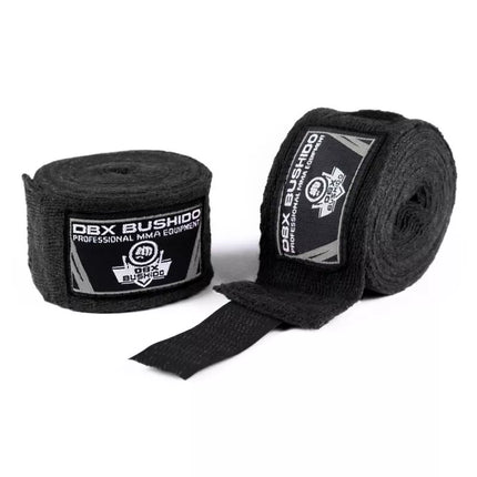 Cotton Boxing Wraps - 4 Meters | Black