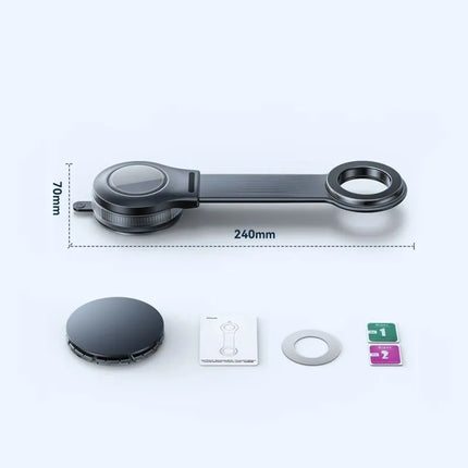 Joyroom JR-ZS518 lankstus magnetinis telefono laikiklis – juodas