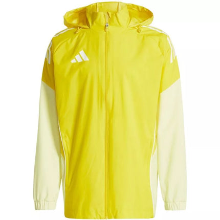 Vyriška adidas Tiro 25 Competition visų orų striukė Geltona JI8958