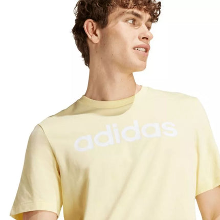 adidas Essentials Single Jersey Linear Embroidered M IZ4769