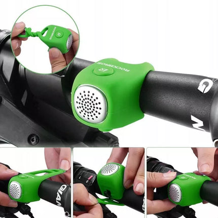 Rockbros CB1709GN elektroninis dviračio skambutis - žalias