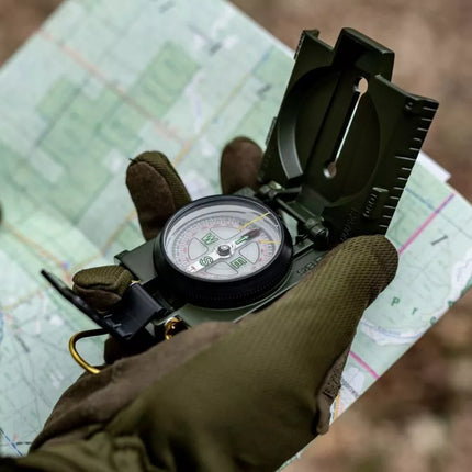 Compass, Mil-Tec US Metal Compass with Backlight