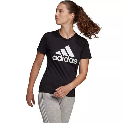 Adidas Moteriški Esminiai Įprasti Marškinėliai GL0722