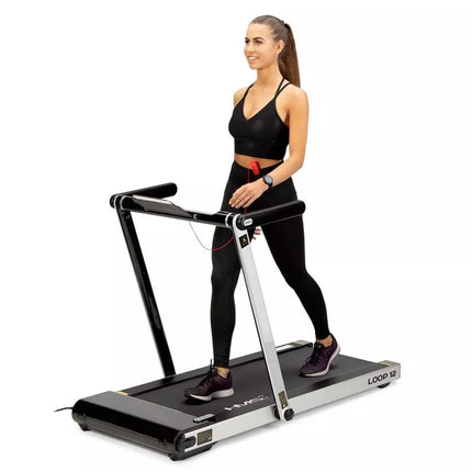 HMS LOOP12 MULTI Electric Treadmill with Desk 1-12 km/h, Gray
